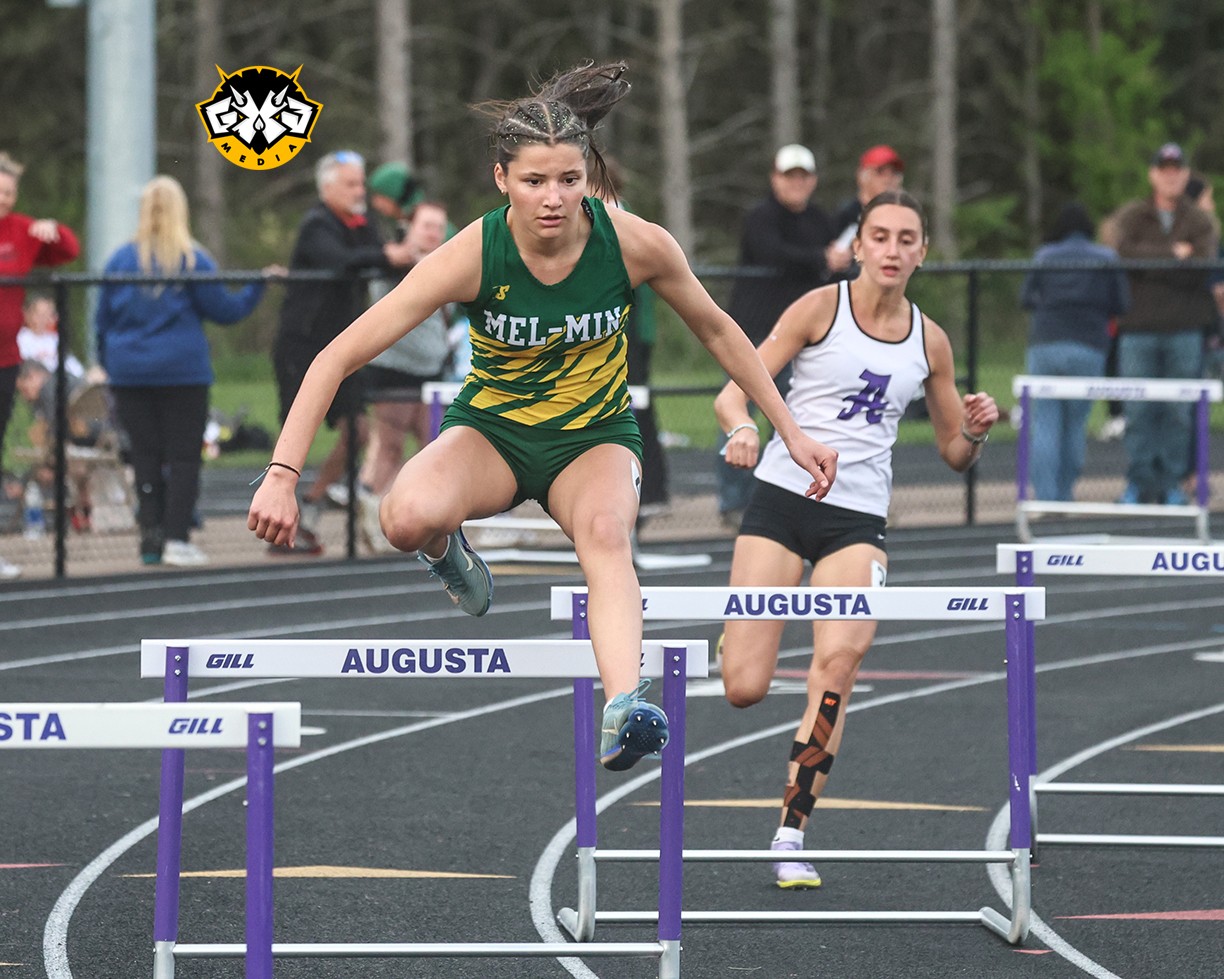 Melrose-Mindoro junior Bristol Coats won three events and was second in another to help thr Mustangs win the girls team championship at the Dairyland meet on Thursday. -- NATE BEIER PHOTO