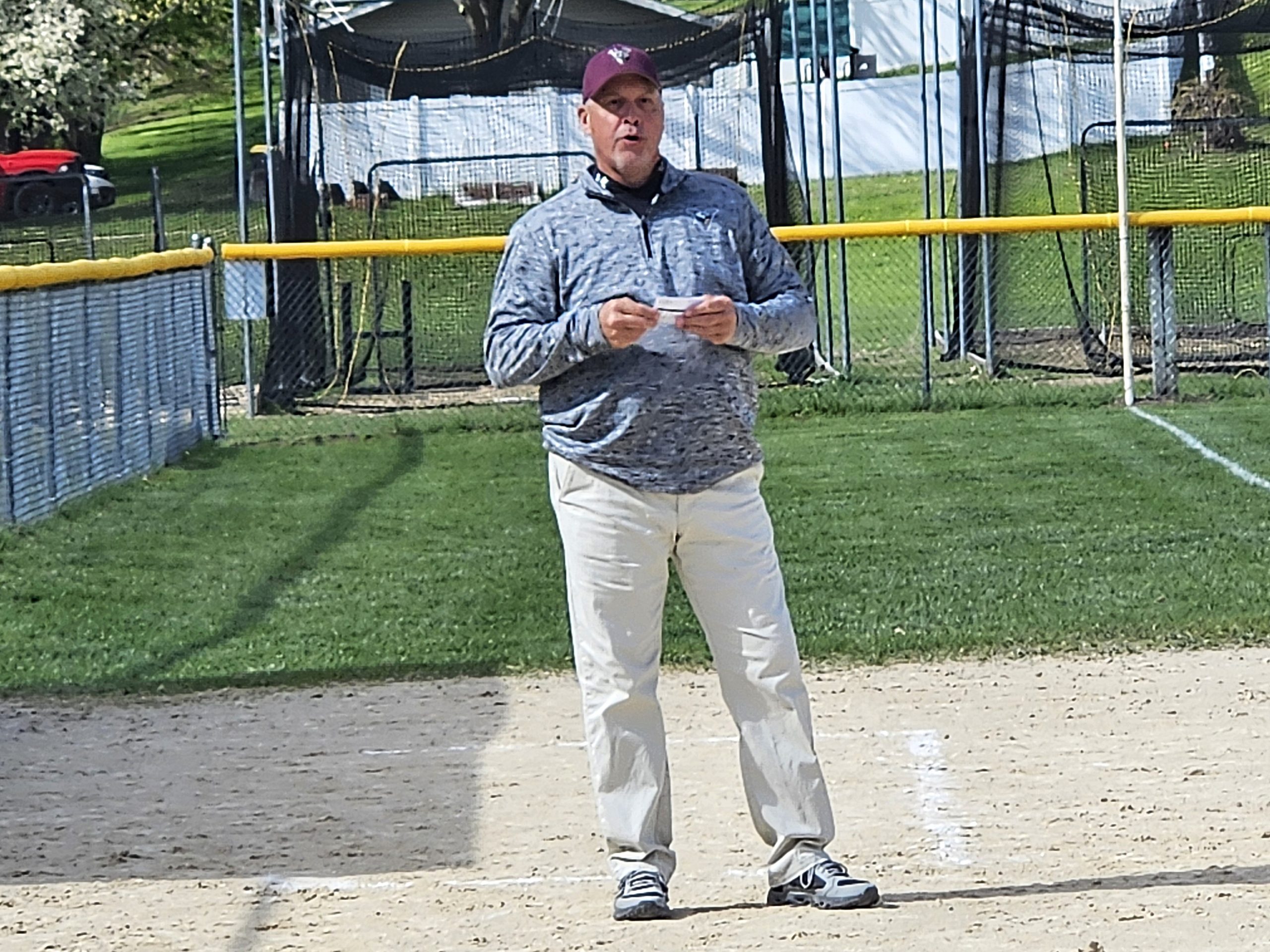 Holmen softball coach Dan Stuhr. -- TODD SOMMERFELDT PHOTO