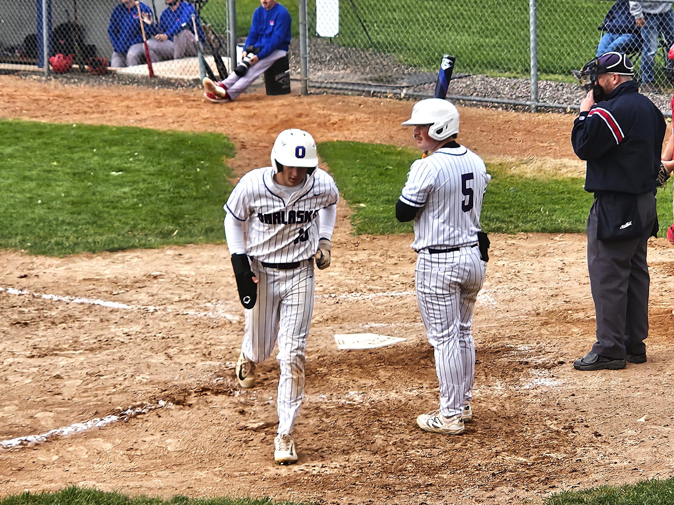 The Onalaska baseball team scored the final eight runs in an 8-3 nonconference win over G-E-T on Tuesday. -- TODD SOMMERFELDT PHOTO