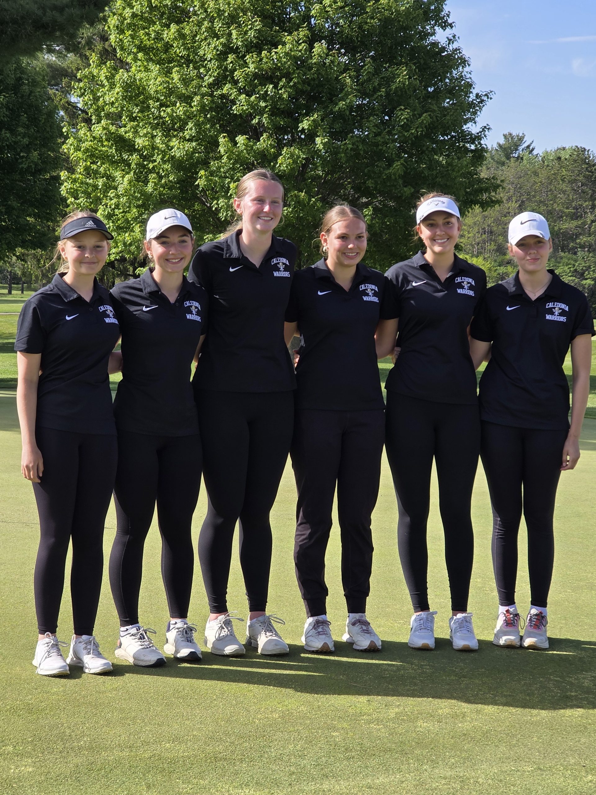The Caledonia girls golf team won the Three Rivers Conference championship on Wednesday. -- SUBMITTED PHOTO