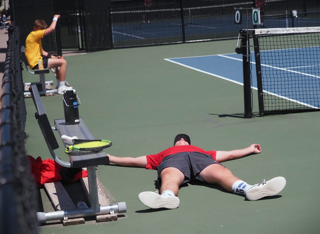 MVC boys tennis tournament. -- TARA WALTERS PHOTO