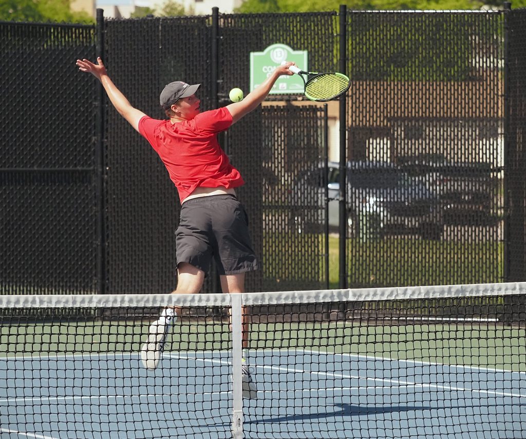 MVC boys tennis tournament. -- TARA WALTERS PHOTO