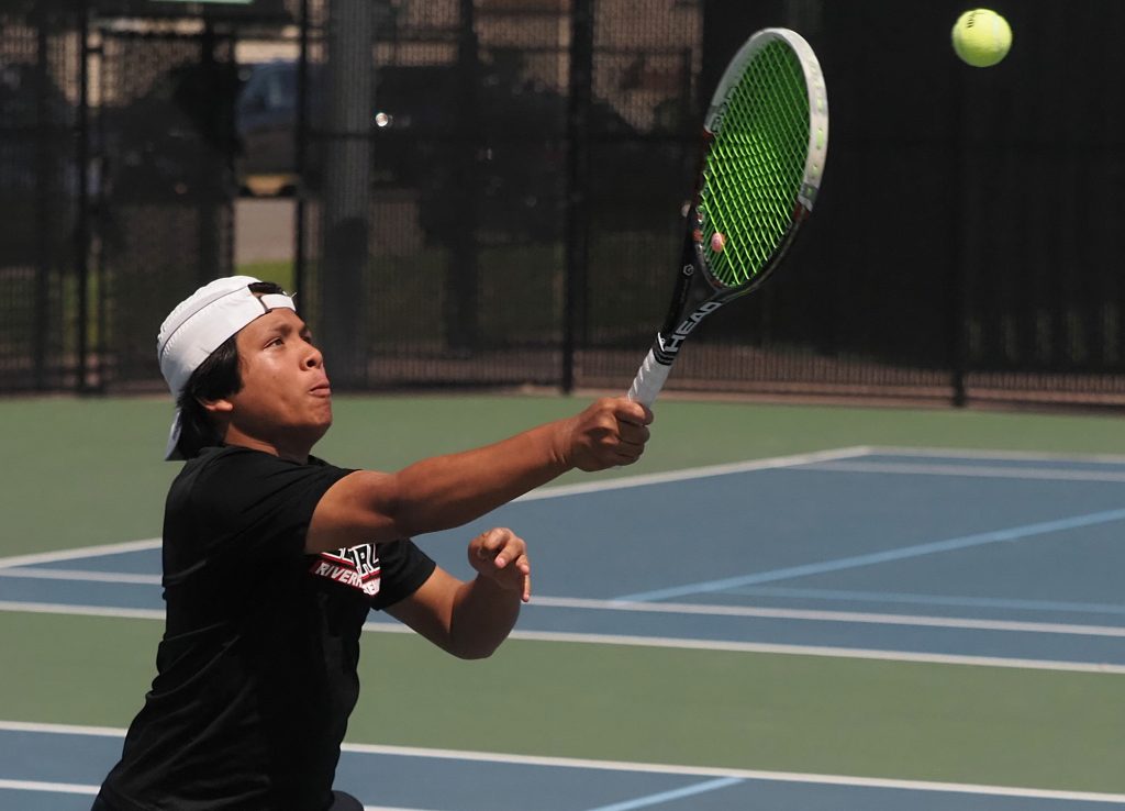 MVC boys tennis tournament. -- TARA WALTERS PHOTO