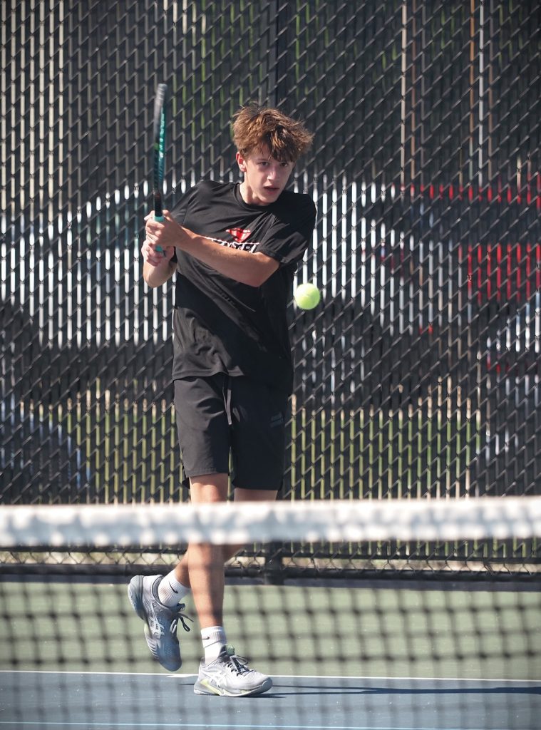 WIAA Division 1 boys tennis subsectionals. -- TARA WALTERS PHOTO