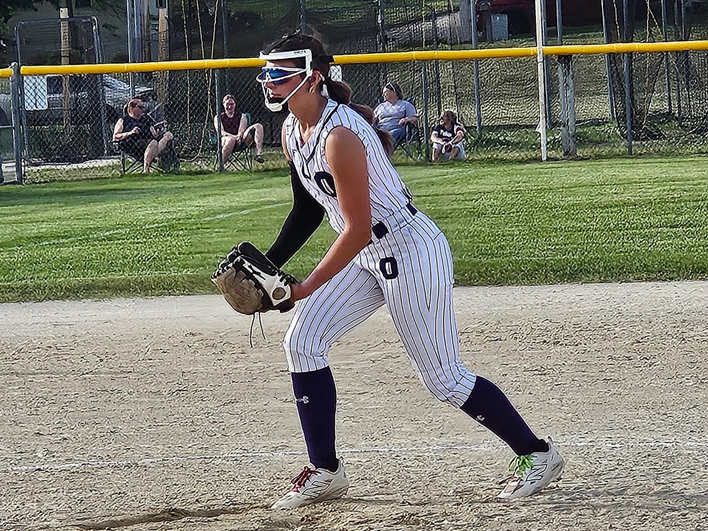 Onalaska pitcher Sydney Kraus prepares her delivery during a game against Holmen. -- TODD SOMMERFELDT PHOTO