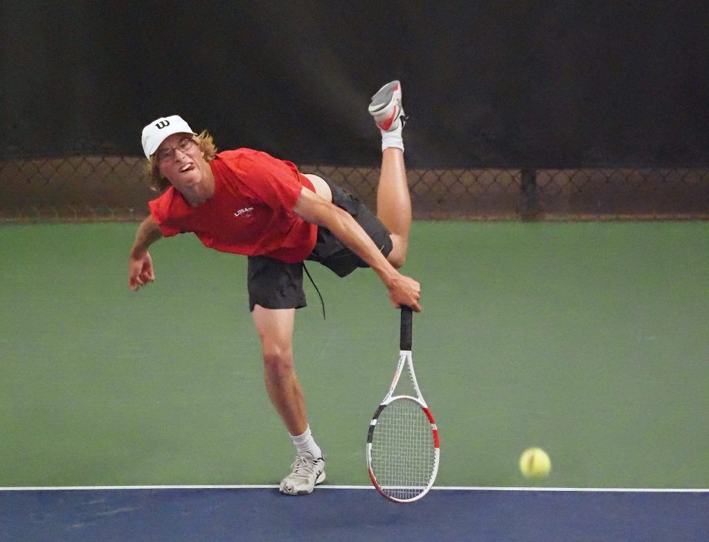 WIAA Division 1 boys tennis sectional at Nielsen Tennis Stadium in Madison -- TARA WALTERS PHOTO