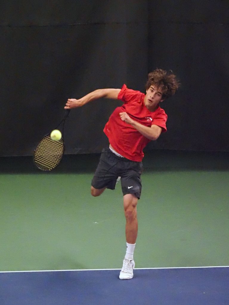WIAA Division 1 boys tennis sectional at Nielsen Tennis Stadium in Madison -- TARA WALTERS PHOTO