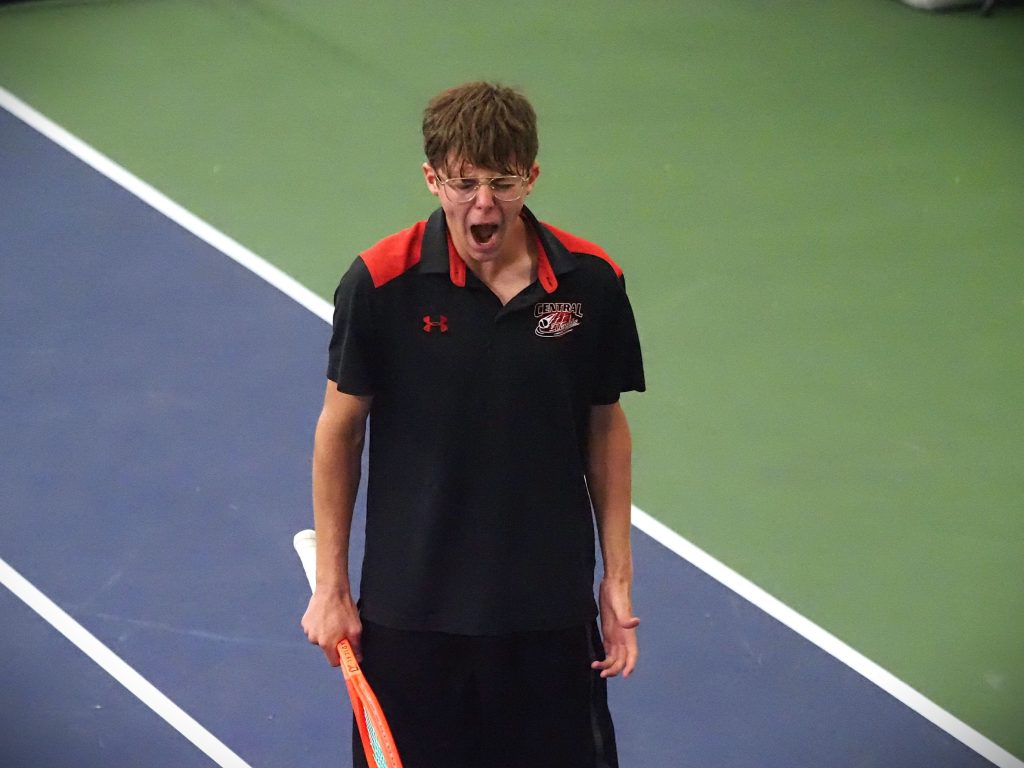 WIAA Division 1 boys tennis sectional at Nielsen Tennis Stadium in Madison -- TARA WALTERS PHOTO