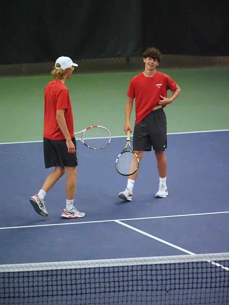 WIAA Division 1 boys tennis sectional at Nielsen Tennis Stadium in Madison -- TARA WALTERS PHOTO