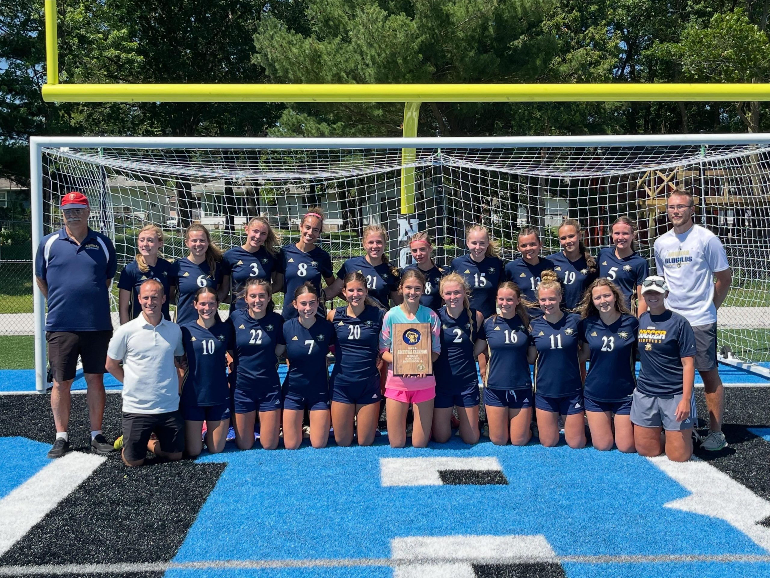 The Aquinas girls soccer team ha qualified for the WIAA Division 4 semifinals of the state tournament in Milwaukee.